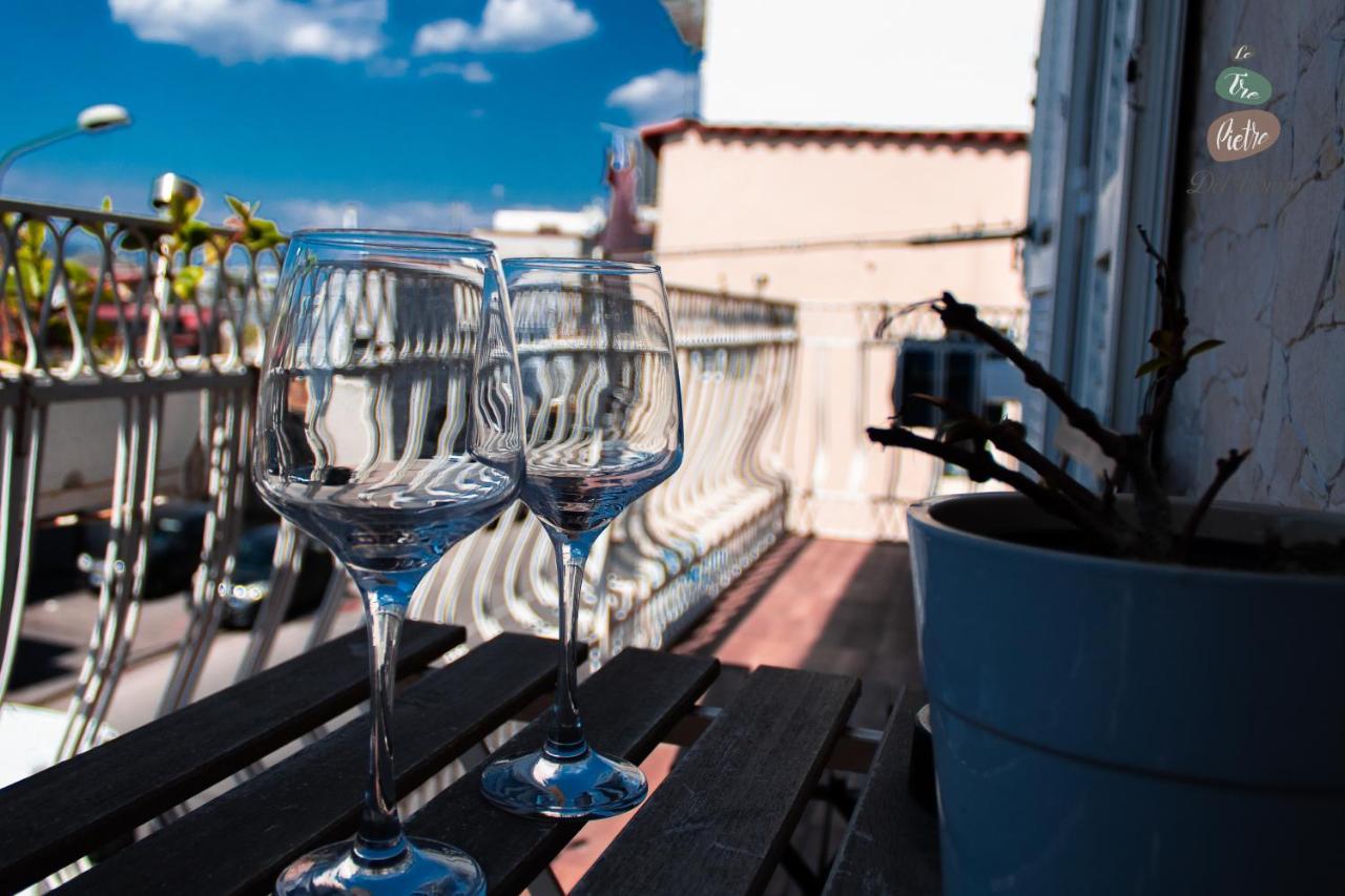 Apartamento Le Tre Pietre Del Vesuvio Pompeya Exterior foto